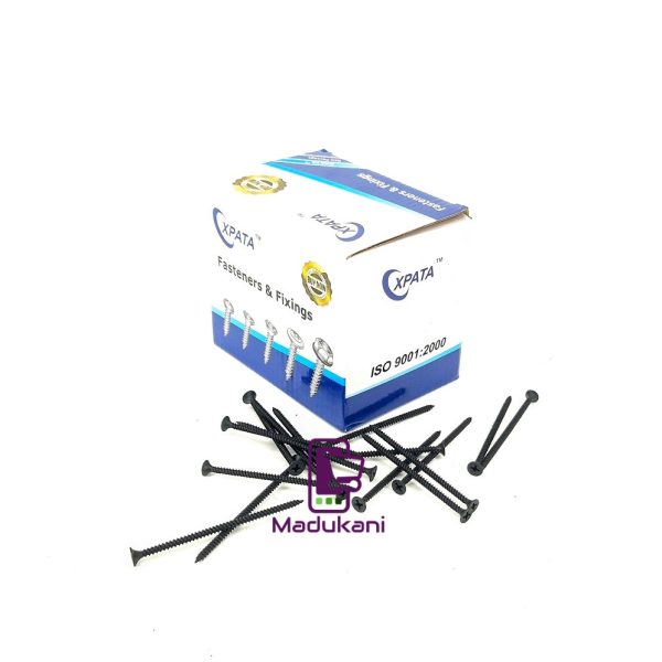 100PCS 3 INCH Black Drywall Gypsum Screws