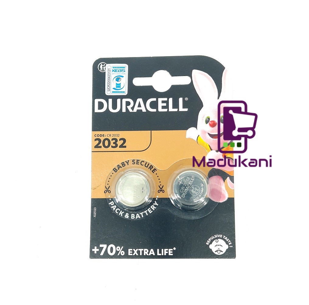2-Pack-DURACELL-CR2032-Lithium-Coin-Batteries-3V-70-Extra-Life-3