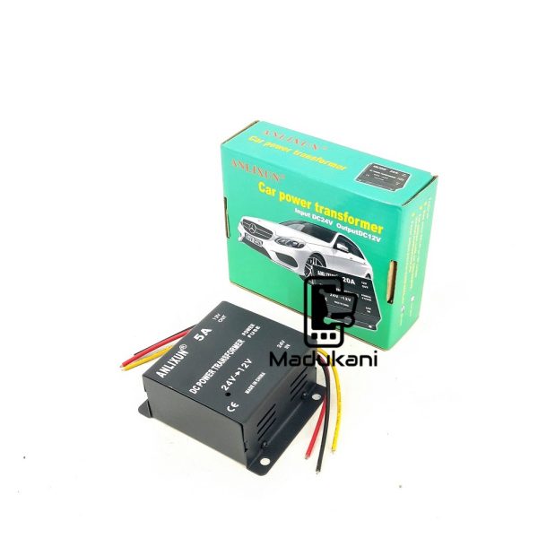 5A 24V in to 12V out Car Power Stepdown Transformer