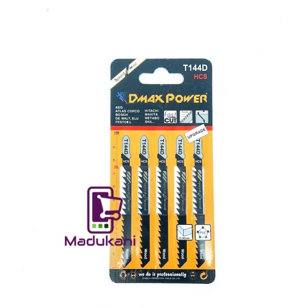 5PCS T144D Fast Cut Jig Saw Blades for Wood