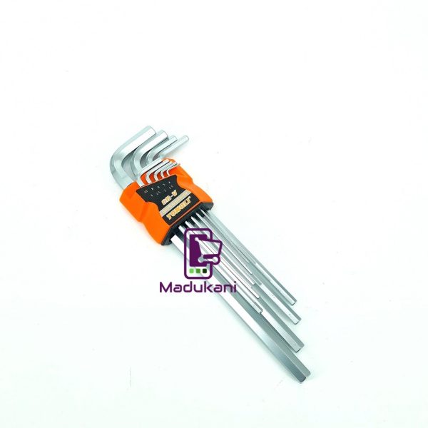 9PCS Long Allen Keys Set 1.5, 2, 2.5, 3, 4, 5, 6, 8, 10mm