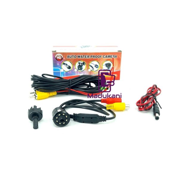 Circular 8 LED HD Wide Angle Reverse Camera with Hole Saw for Flush Installation