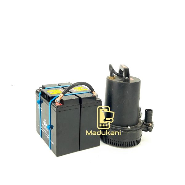 DC24V 8m Shallow Pump and Battery Pack Combo