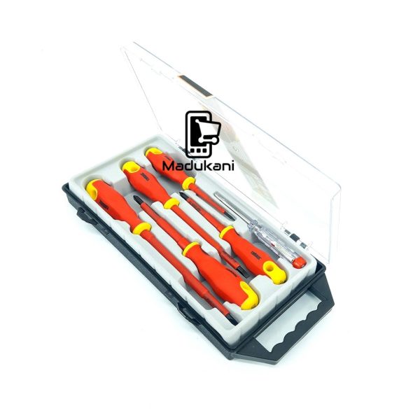 Finder 5PCS + Tester Electrician Insulated Screwdriver Set