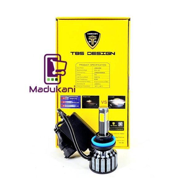 H11 350W 4 Sided LED Headlight Fog Light Bulb Pair